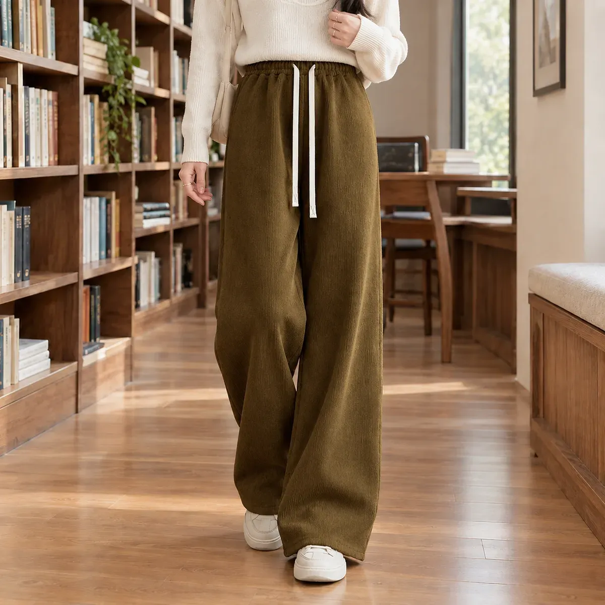 Evelina-Louise Wide Leg Pants in Turmeric