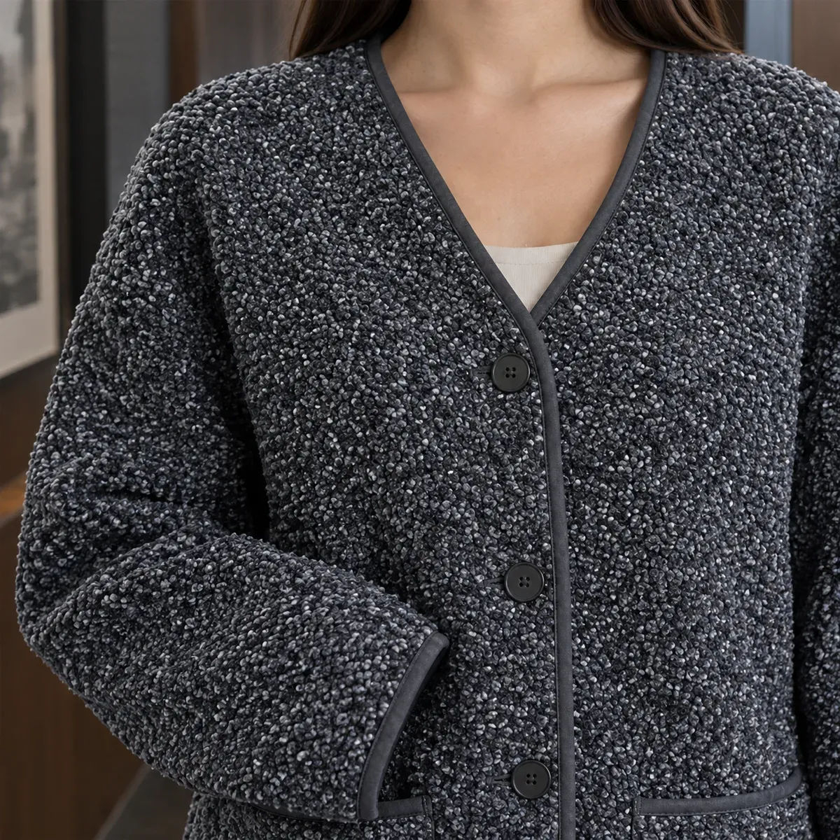 Mallory Fleece Jacket — detail