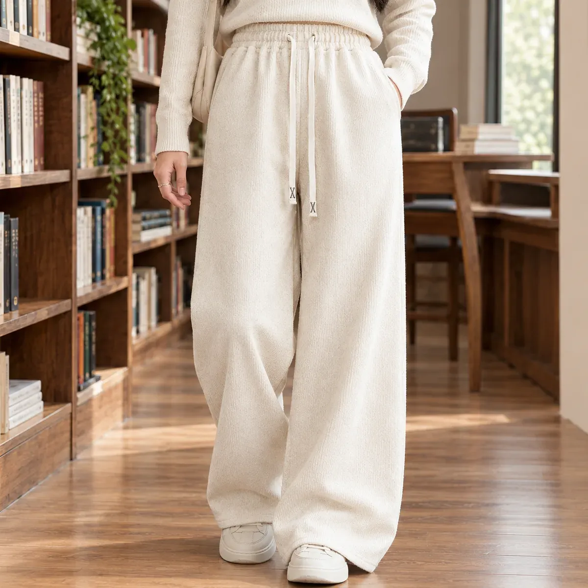 Evelina-Louise Wide Leg Pants — detail