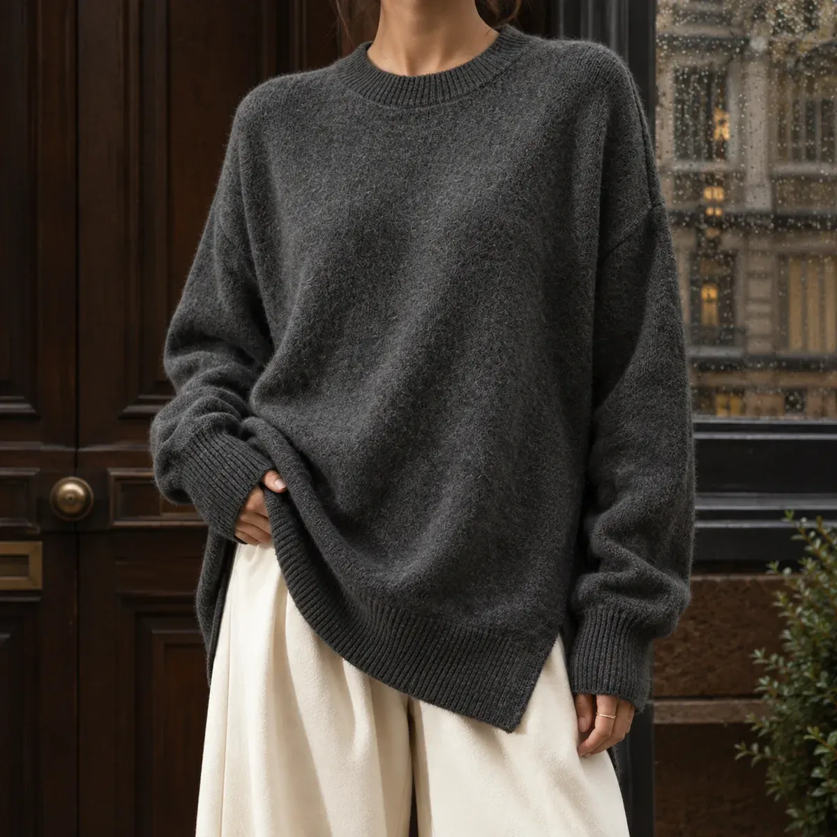 Millie Crew Neck Sweater — gallery photograph 1