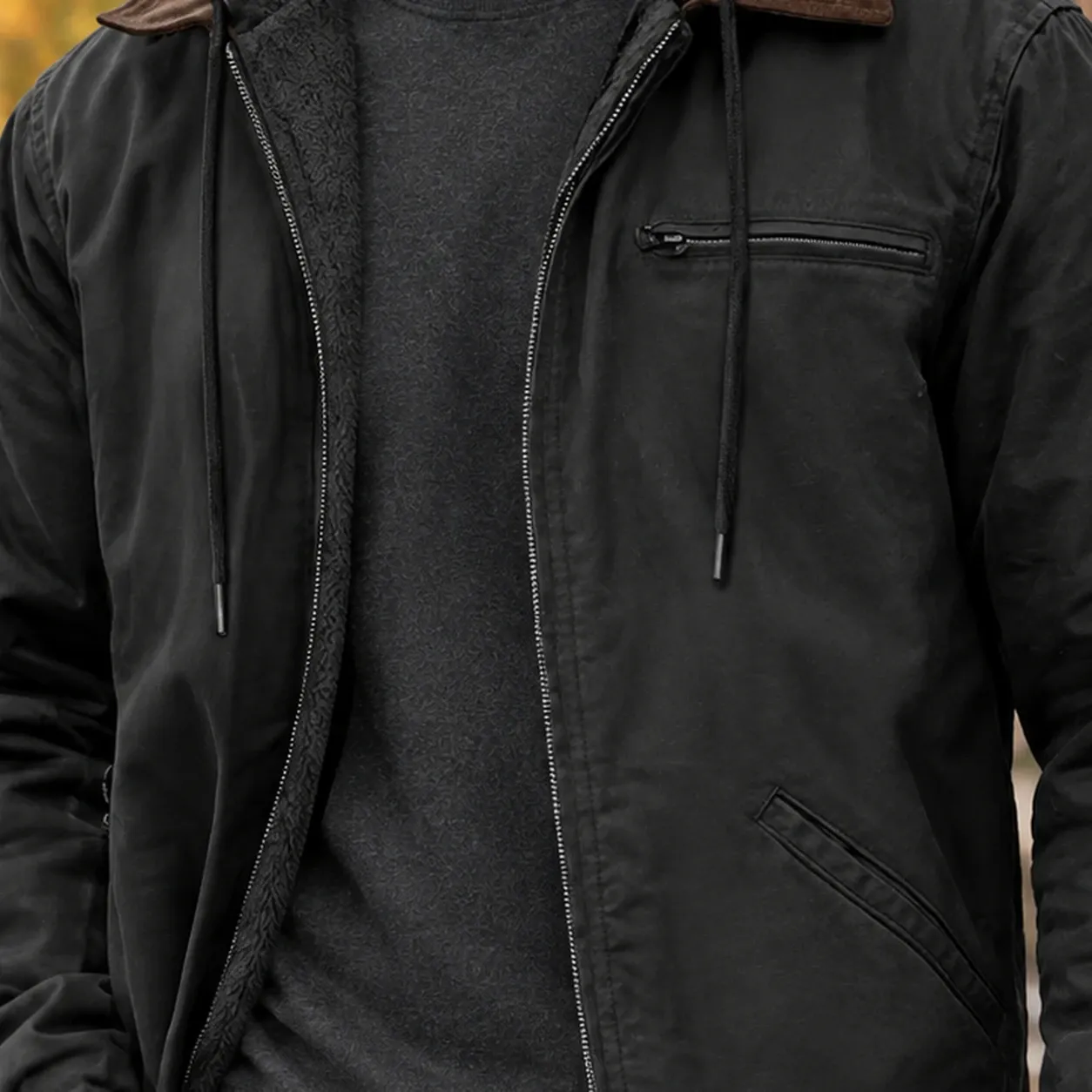 Isaac-Flynn Hooded Jacket — source gallery photograph 2