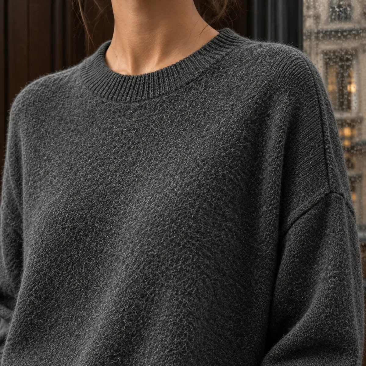 Millie Crew Neck Sweater — detail