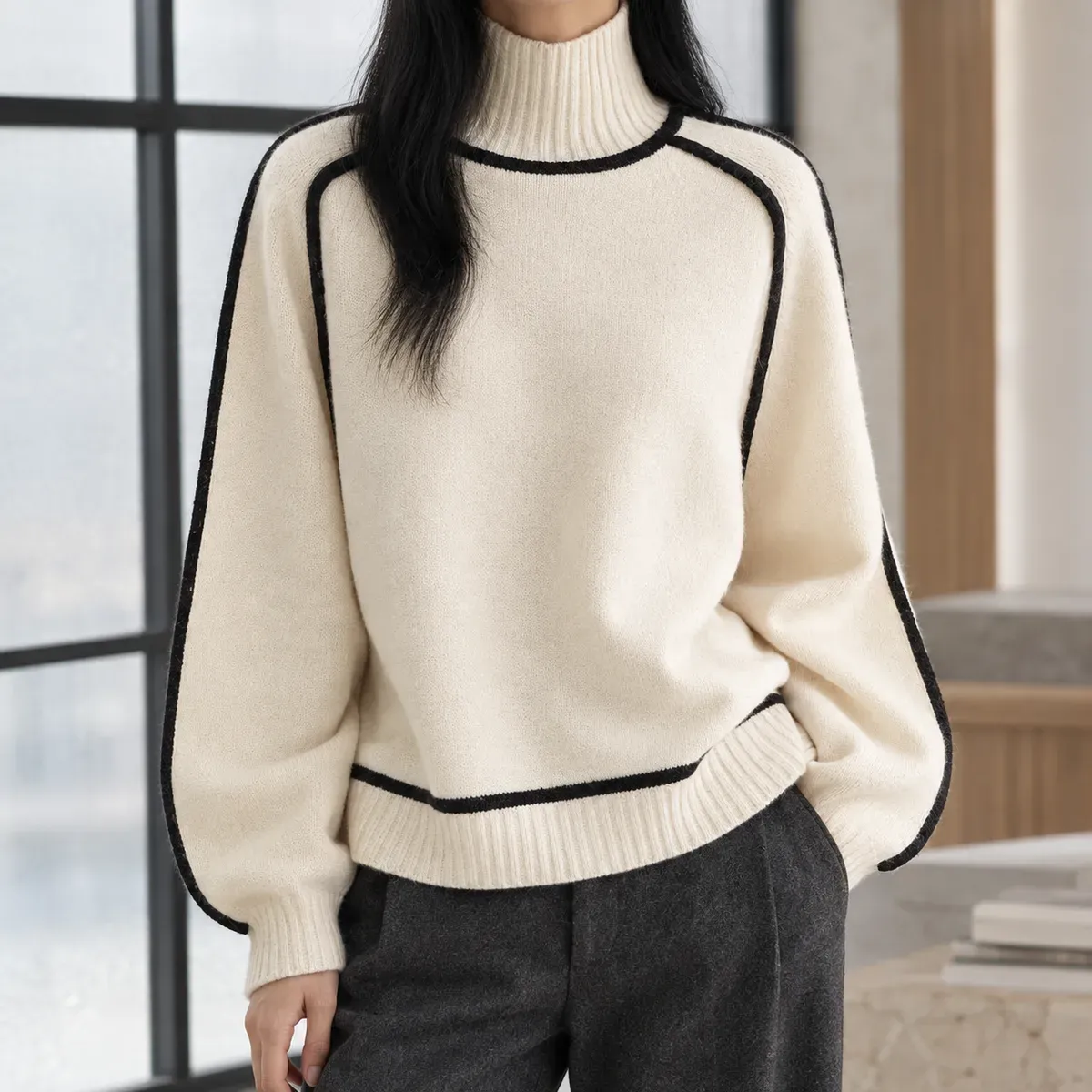 Keira Turtleneck Sweater — gallery photograph 1
