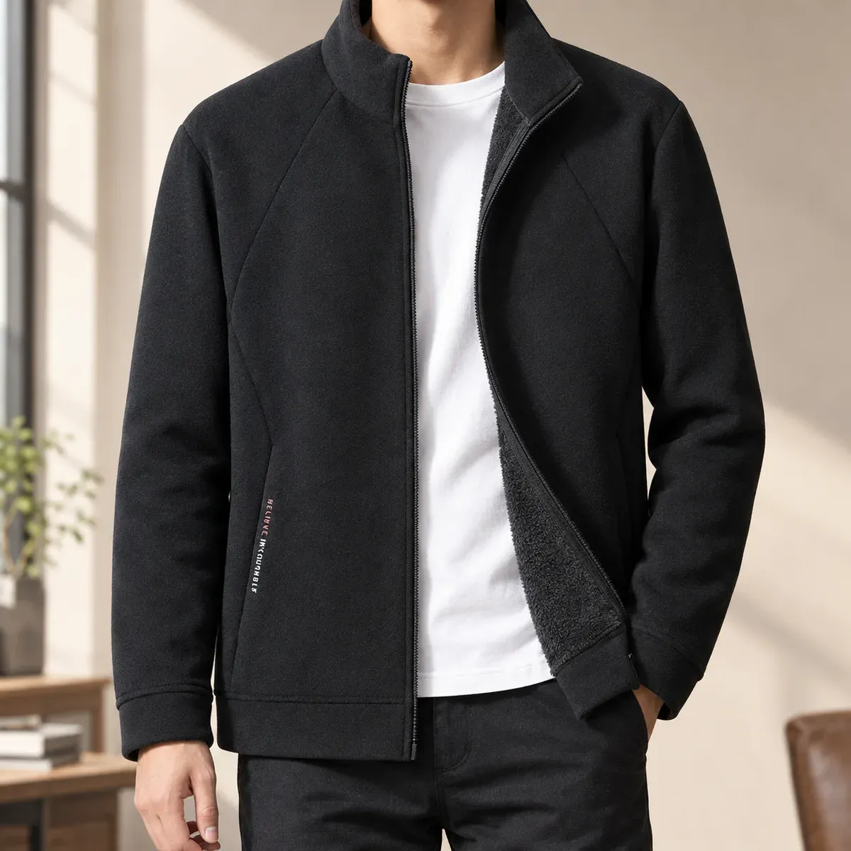 Montague Fleece Zip Jacket — gallery photograph 1