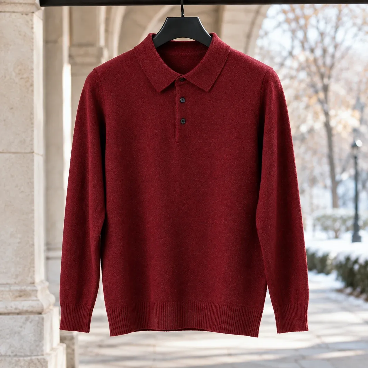 Ross Polo Sweater — source gallery photograph 1