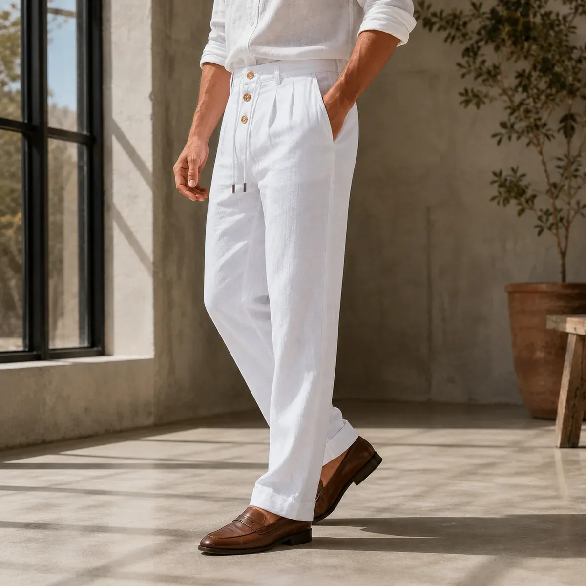 Blake Relaxed Pants — detail