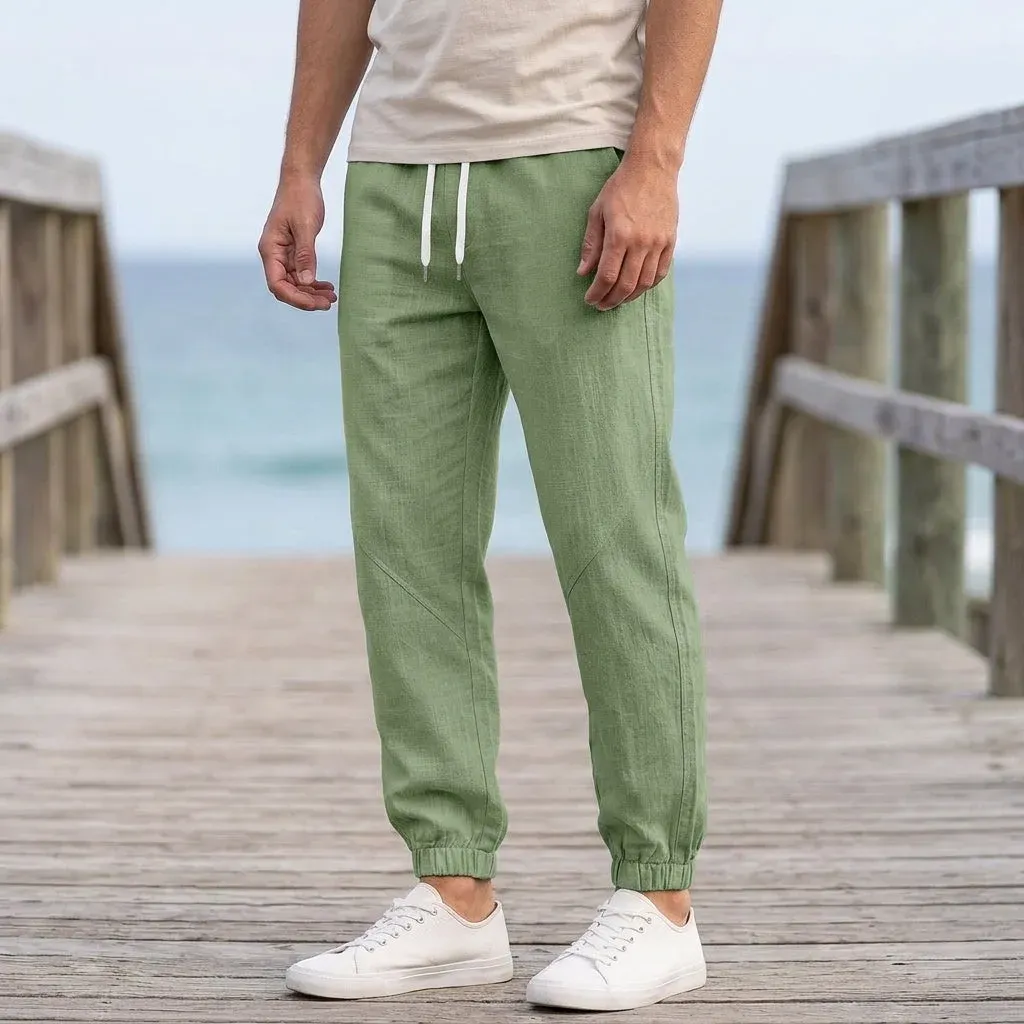 Wyatt Relaxed Jogger Pants in Green