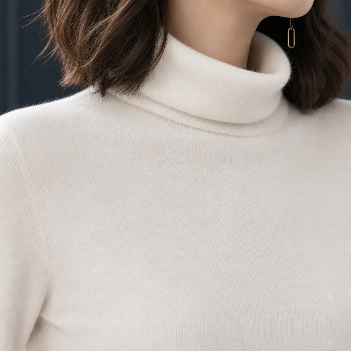 Chloe Turtleneck Sweater — detail